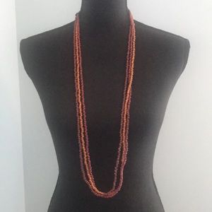 Long beaded necklace